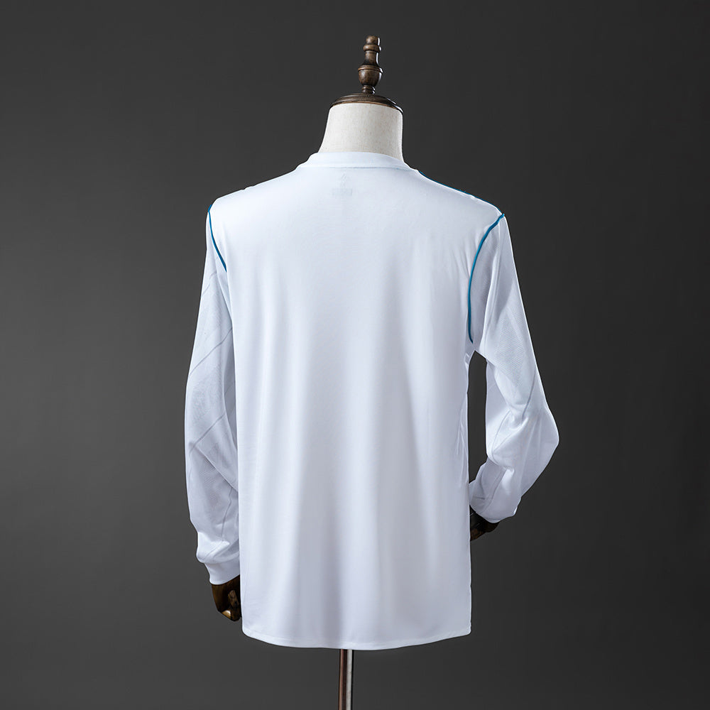 Retro Long Sleeve Real Madrid 17-18 Home