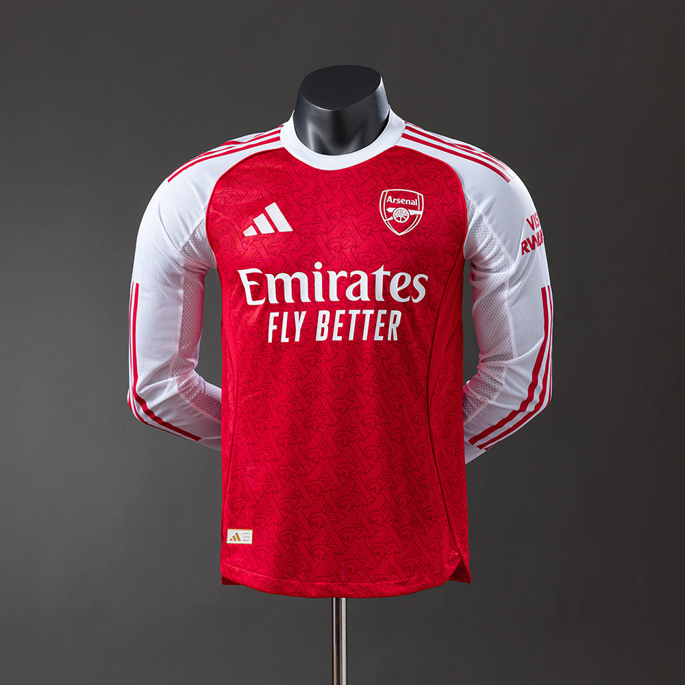 Arsenal 25-26 Home Long Sleeve Player Version Jersey detail