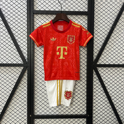 25-26 kids Bayern Munich 125th Anniversary Jersey 16-28