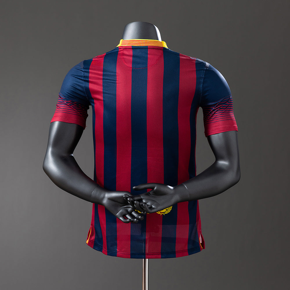 Barcelona 13-14 Home Player Version Retro Jersey