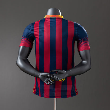 Barcelona 13-14 Home Player Version Retro Jersey