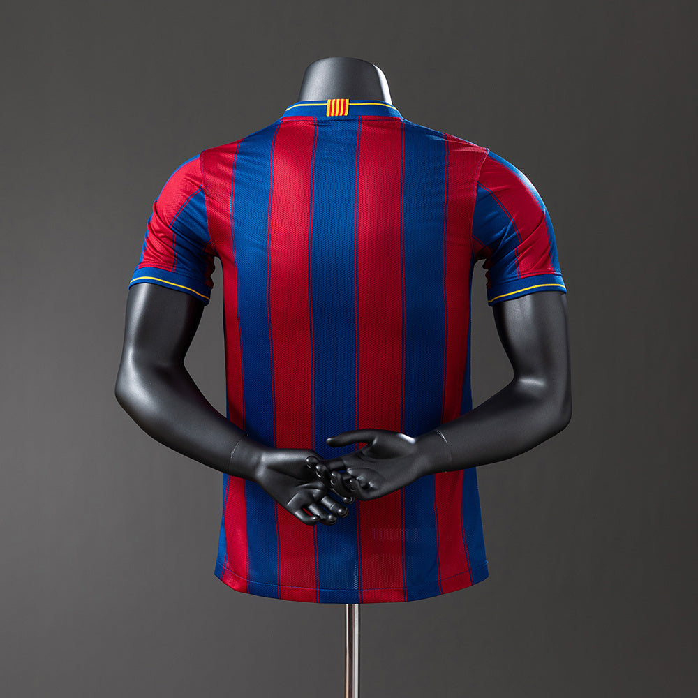 Barcelona 09-10 Home Player Version Retro Jersey