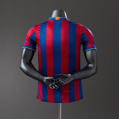 Barcelona 09-10 Home Player Version Retro Jersey