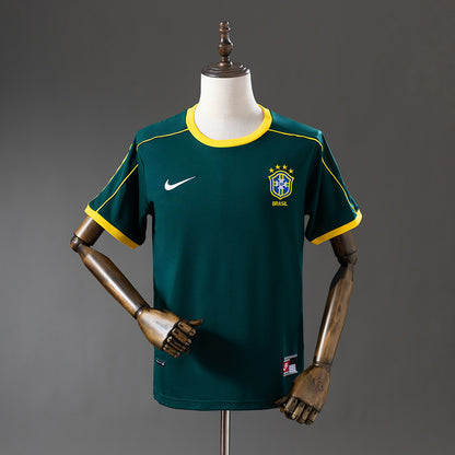 Retro Goalkeeper Brazil 1998 Dark Green detail