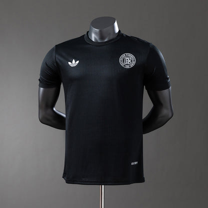 Germany 125th Anniversary Edition Black Player Version Jersey detail