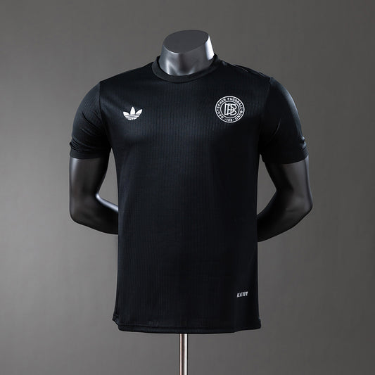 Germany 125th Anniversary Edition Black Player Version Jersey detail