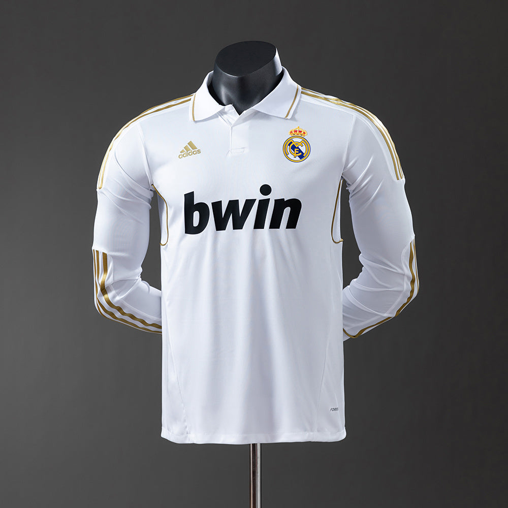 Real Madrid 11-12 Home Long Sleeve Player Version Retro Jersey detail