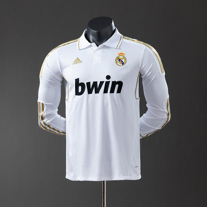 Real Madrid 11-12 Home Long Sleeve Player Version Retro Jersey detail