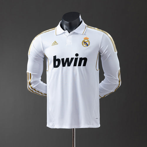 Real Madrid 11-12 Home Long Sleeve Player Version Retro Jersey detail