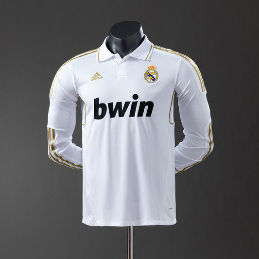 Real Madrid 11-12 Home Long Sleeve Player Version Retro Jersey detail