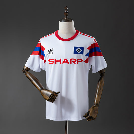 Hamburger 90-91 Home Retro Jersey detail