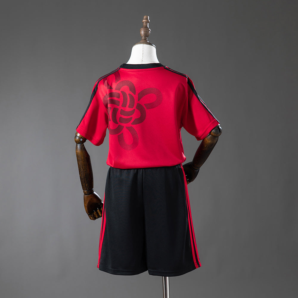M-U 25-26 Cultural Story - Red Kids Kit Jersey