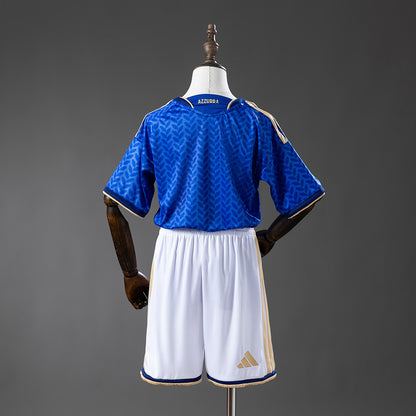 Italy 2026 Home Kids Kit Jersey detail