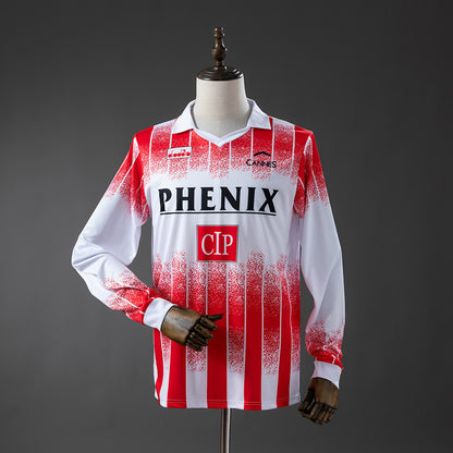 AS Cannes 91-92 Home Long-Sleeve Retro Jersey detail