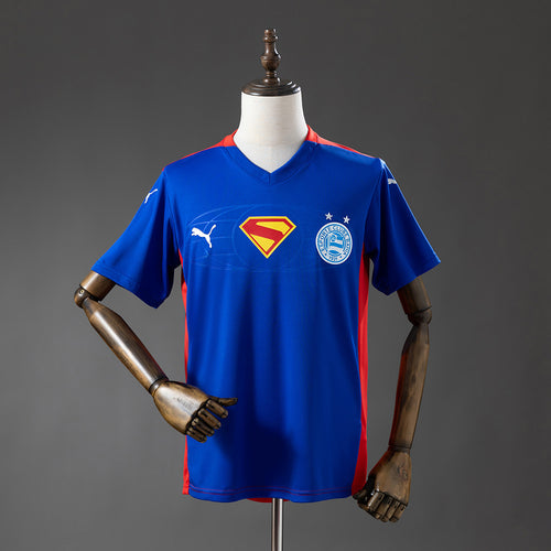 Bahia 25-26 Superman Edition - Blue & Red Jersey detail