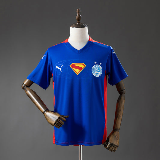 Bahia 25-26 Superman Edition - Blue & Red Jersey detail