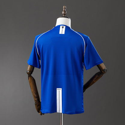 M-U 07-08 Goalkeeper Blue Retro Jersey