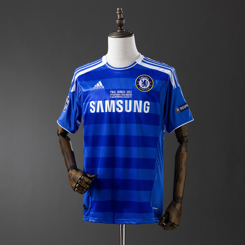 Retro 11-12 Chelsea Champions League version home detail