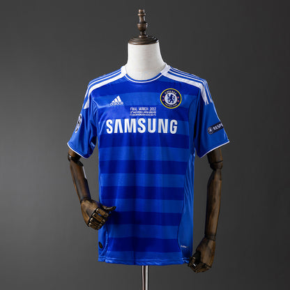 Retro 11-12 Chelsea Champions League version home detail