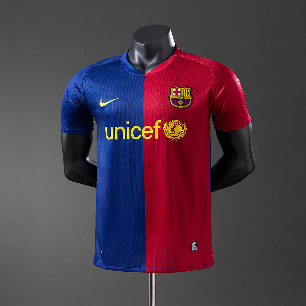 Barcelona 2008-09 Player Version Retro Home Jersey detail