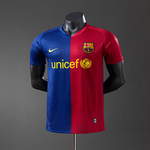 Barcelona 2008-09 Player Version Retro Home Jersey detail