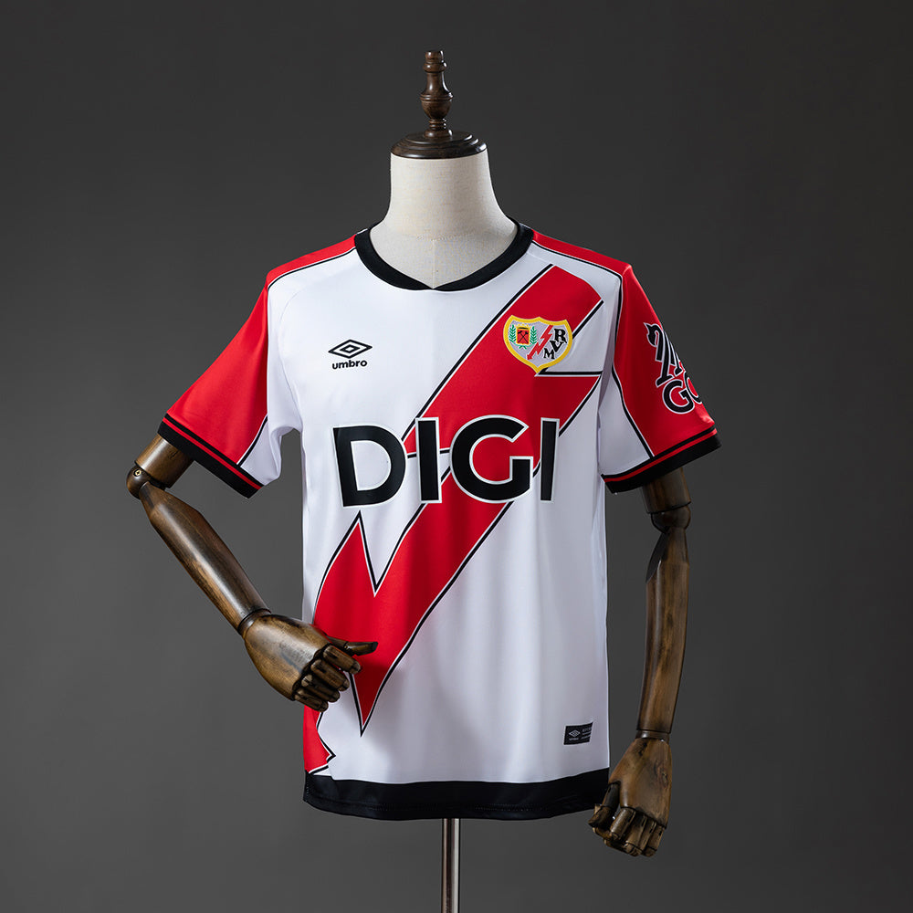 Rayo Vallecano 25-26 Home Jersey detail