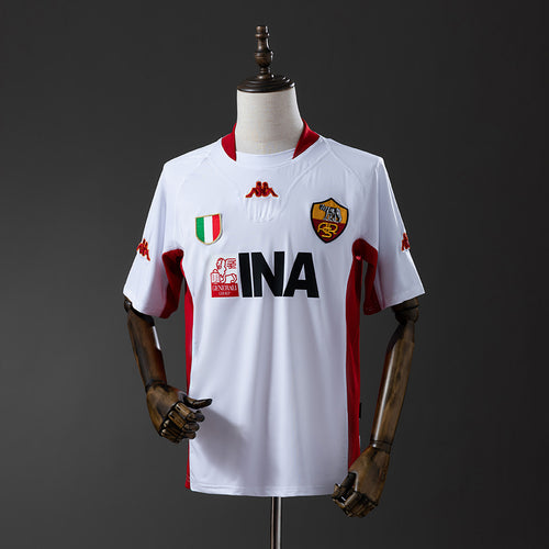 Retro Roma 01-02 Away detail