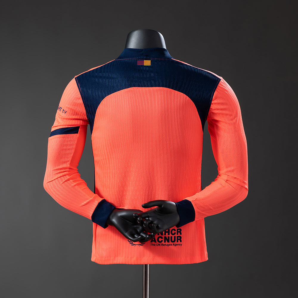 Barcelona 25-26 Third Away Long-Sleeve Player Version Jersey