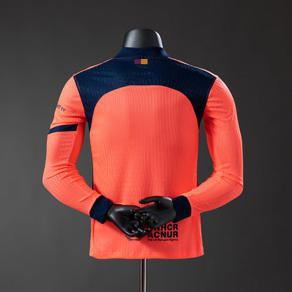 Barcelona 25-26 Third Away Long-Sleeve Player Version Jersey
