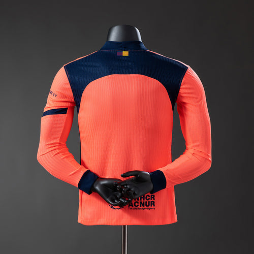 Barcelona 25-26 Third Away Long-Sleeve Player Version Jersey