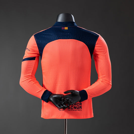 Barcelona 25-26 Third Away Long-Sleeve Player Version Jersey