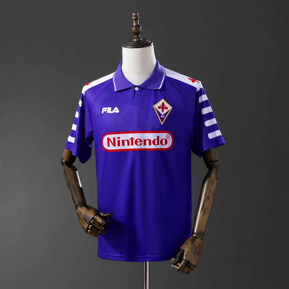 Retro Fiorentina 98-99 home detail