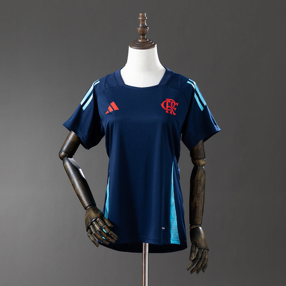 Flamengo 25-26 Women Training Suit Navy Blue Jersey detail