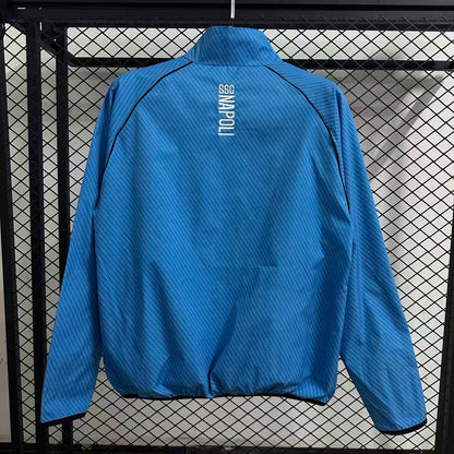 25-26 Napoli pad printed blue waterproof windbreaker