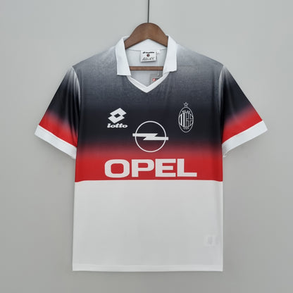 Retro AC Milan  95-96 Training Suit Black & White detail
