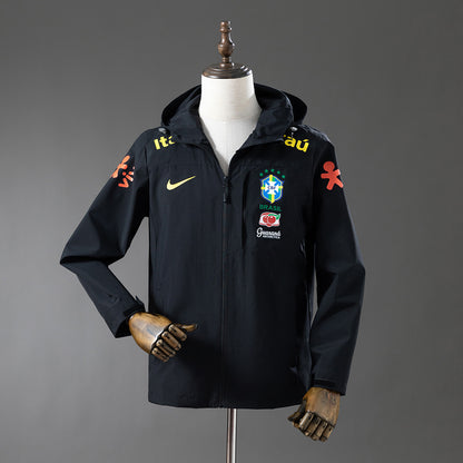 Brazil Windproof Jacket - Black detail