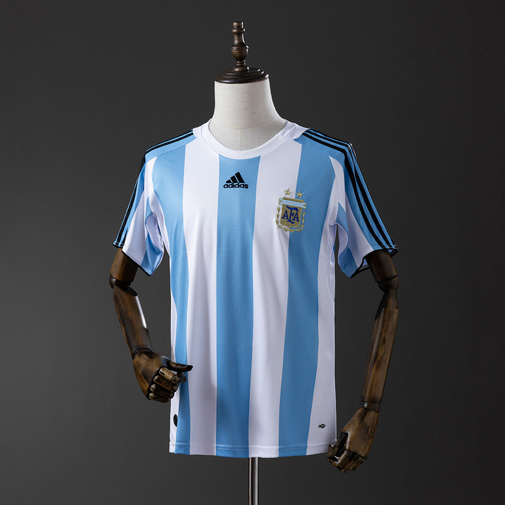 Argentina 08-10 Home Retro Jersey detail