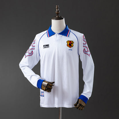 Japan 1998 Away Long Sleeve Retro Jersey detail
