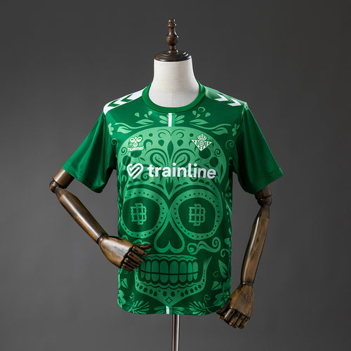 Real Betis 25-26 Day of the Dead - Green Jersey detail