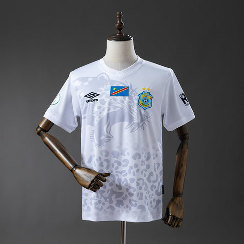 Congo 2026 White Jersey detail