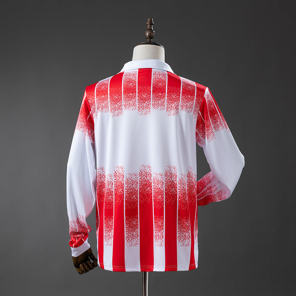 AS Cannes 91-92 Home Long-Sleeve Retro Jersey