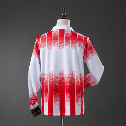 AS Cannes 91-92 Home Long-Sleeve Retro Jersey