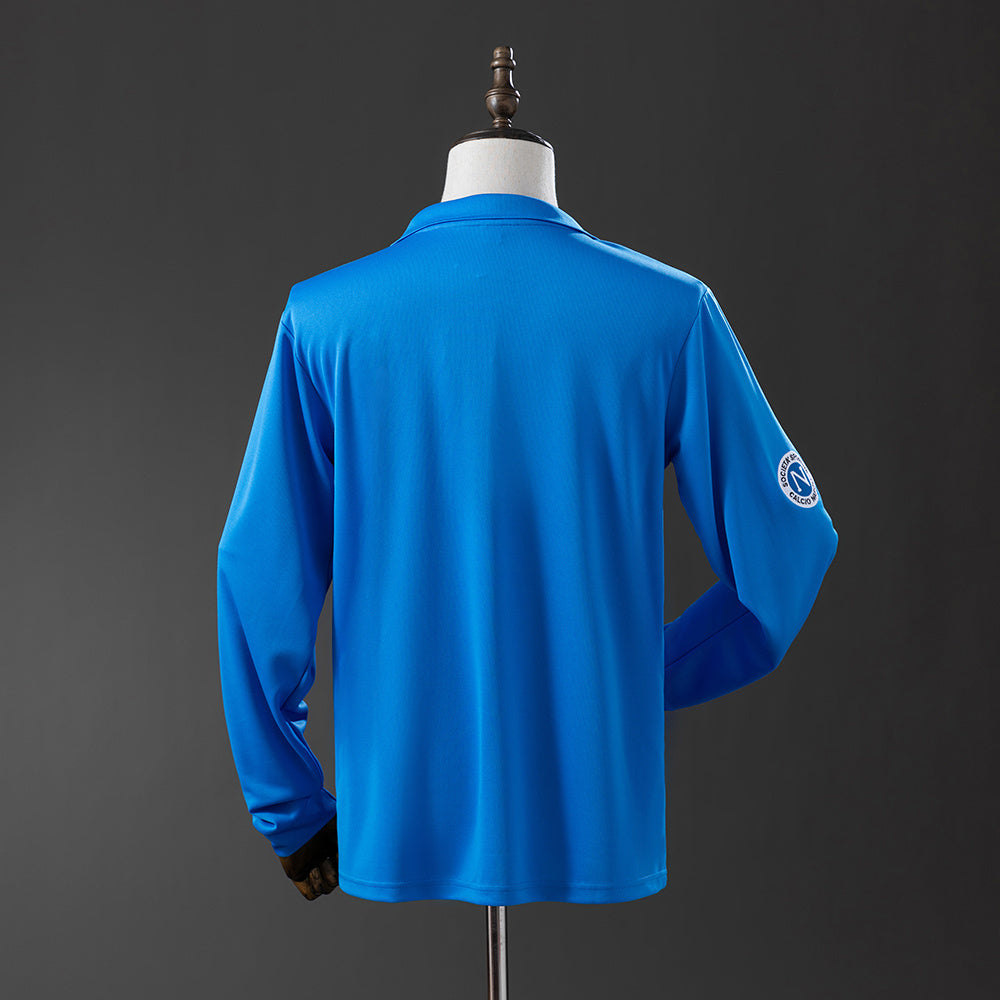 Retro Long Sleeve Napoli 87-88 Home