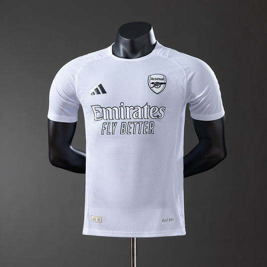 Arsenal 25-26 White Player Version Jersey detail