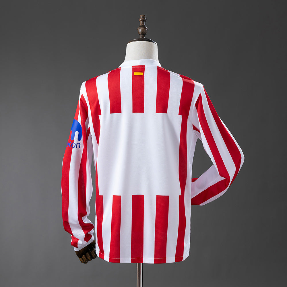 Atletico Madrid 25-26 Home Long-sleeved Jersey