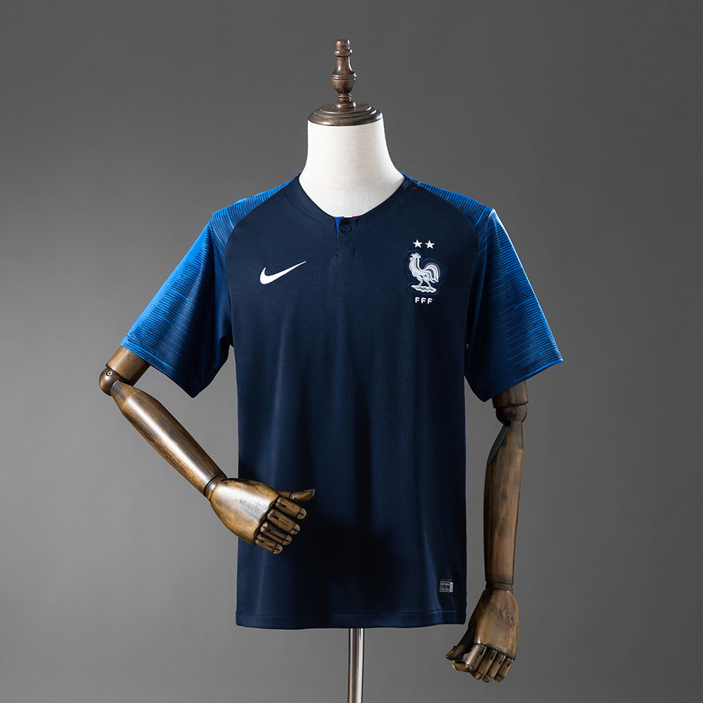 France 2018 Home Retro Jersey detail