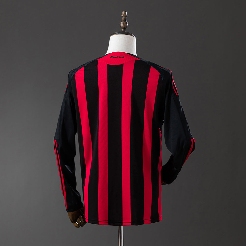Retro long sleeve AC Milan 08-09 Home