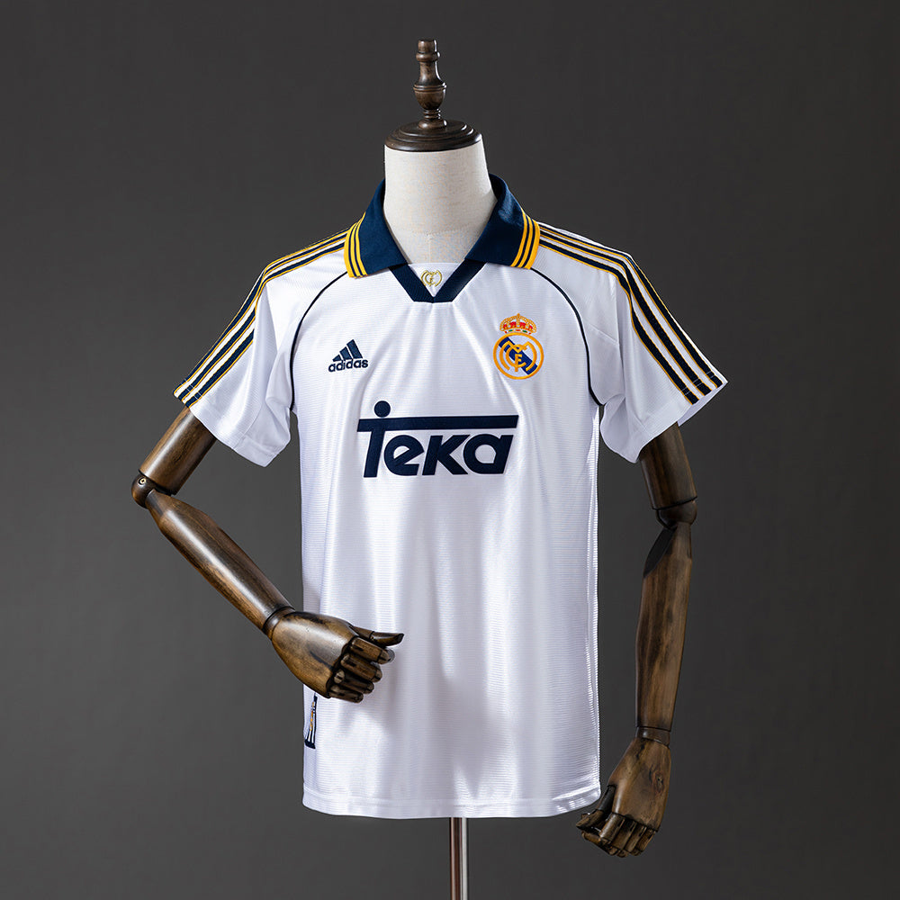 Retro Real Madrid 98-00 home detail