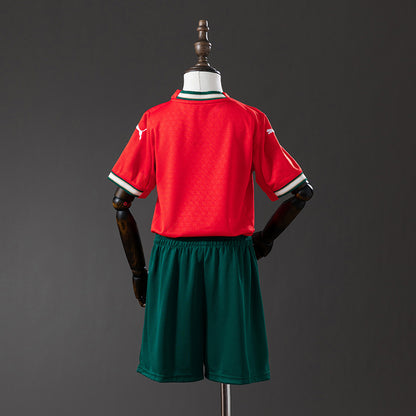 Portugal 25-26 Home kids kit Jersey detail