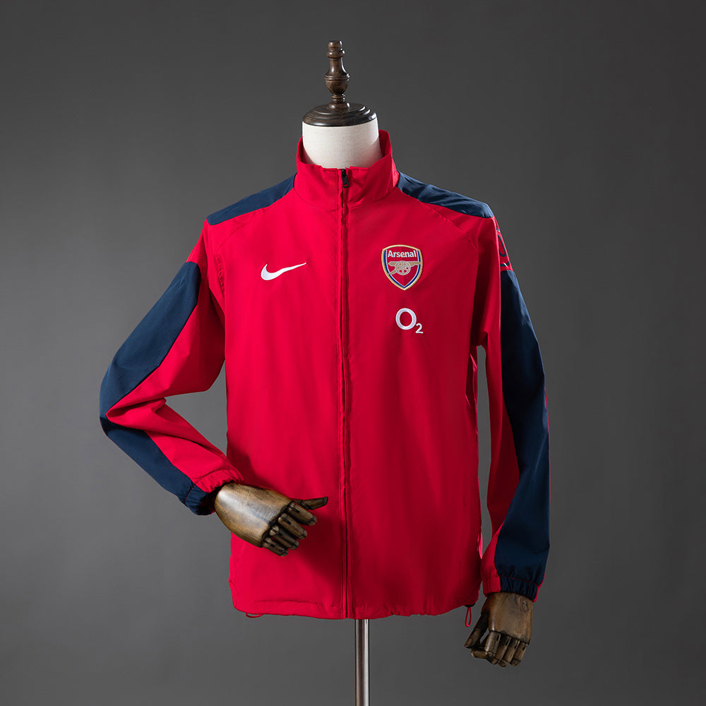 Arsenal 04-05 Windbreaker - Red detail